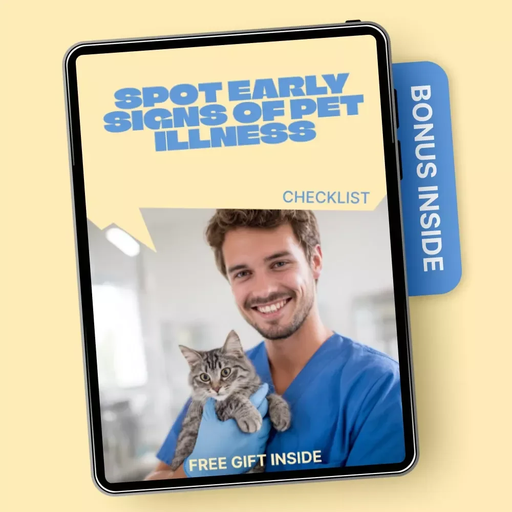 Spot Early Signs of Pet Illness | Printable Pet Health Checklist | Early Signs of Illness in Pets Guide for Dogs & Cats