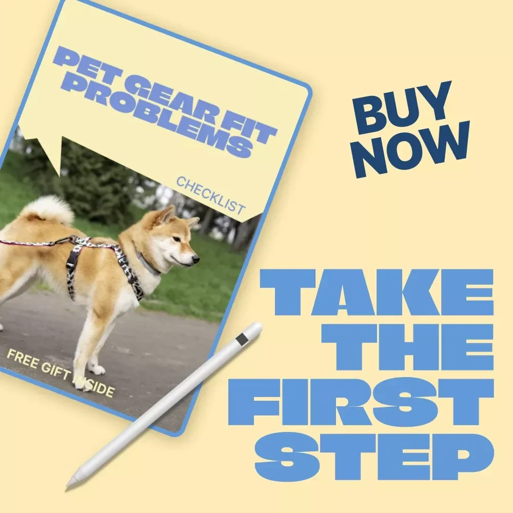 Pet Gear Fit Problems – Smart Checklist for Solving pet gear fit problems | Printable Digital Download for Dogs & Cats