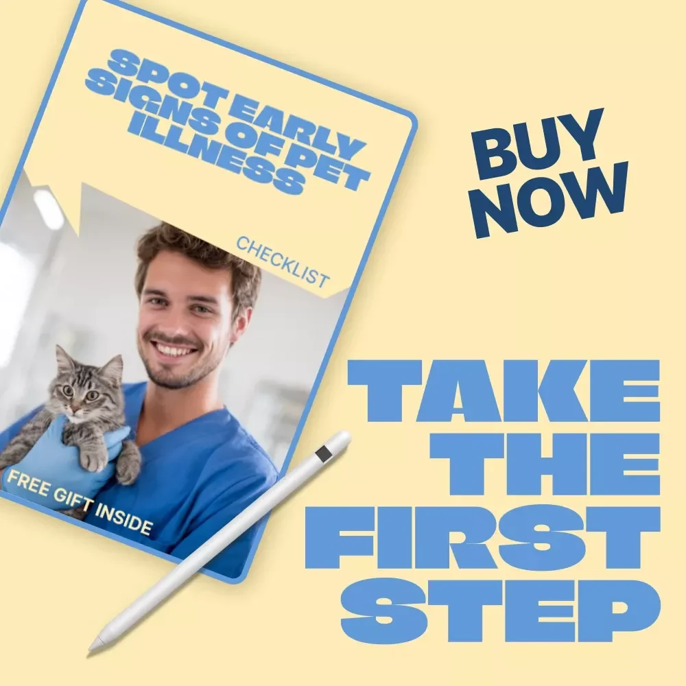 Spot Early Signs of Pet Illness | Printable Pet Health Checklist | Early Signs of Illness in Pets Guide for Dogs & Cats