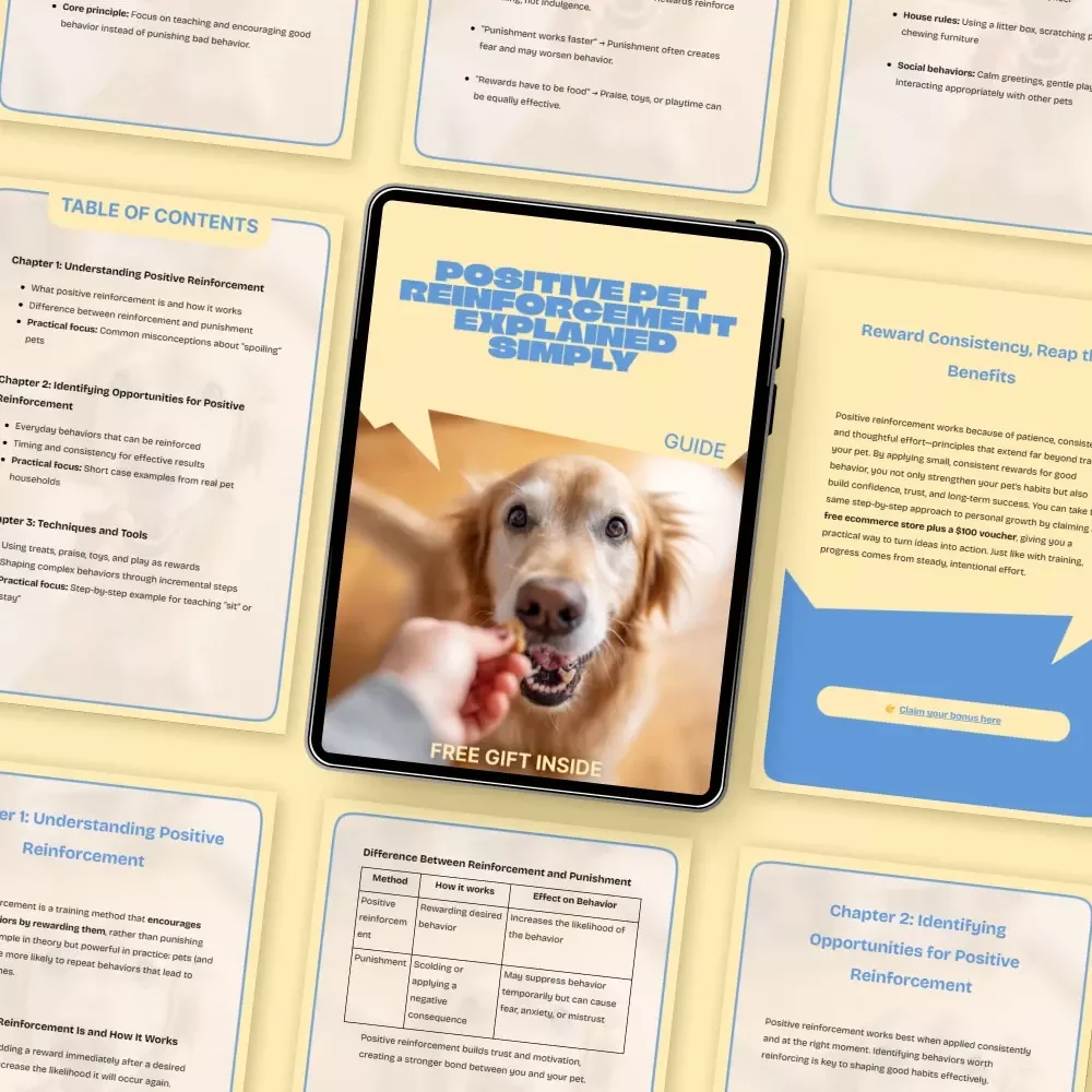 Positive Pet Reinforcement Explained Simply – Easy Training Guide for Dogs & Cats | Beginner-Friendly Positive Reinforcement Explained Simply