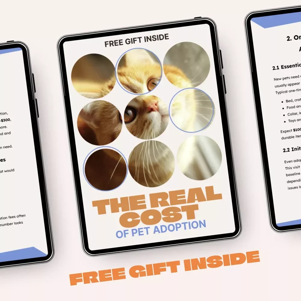 The Real Cost of Pet Adoption | Ebook Guide – Pet Adoption Costs Explained for New & Future Pet Parents