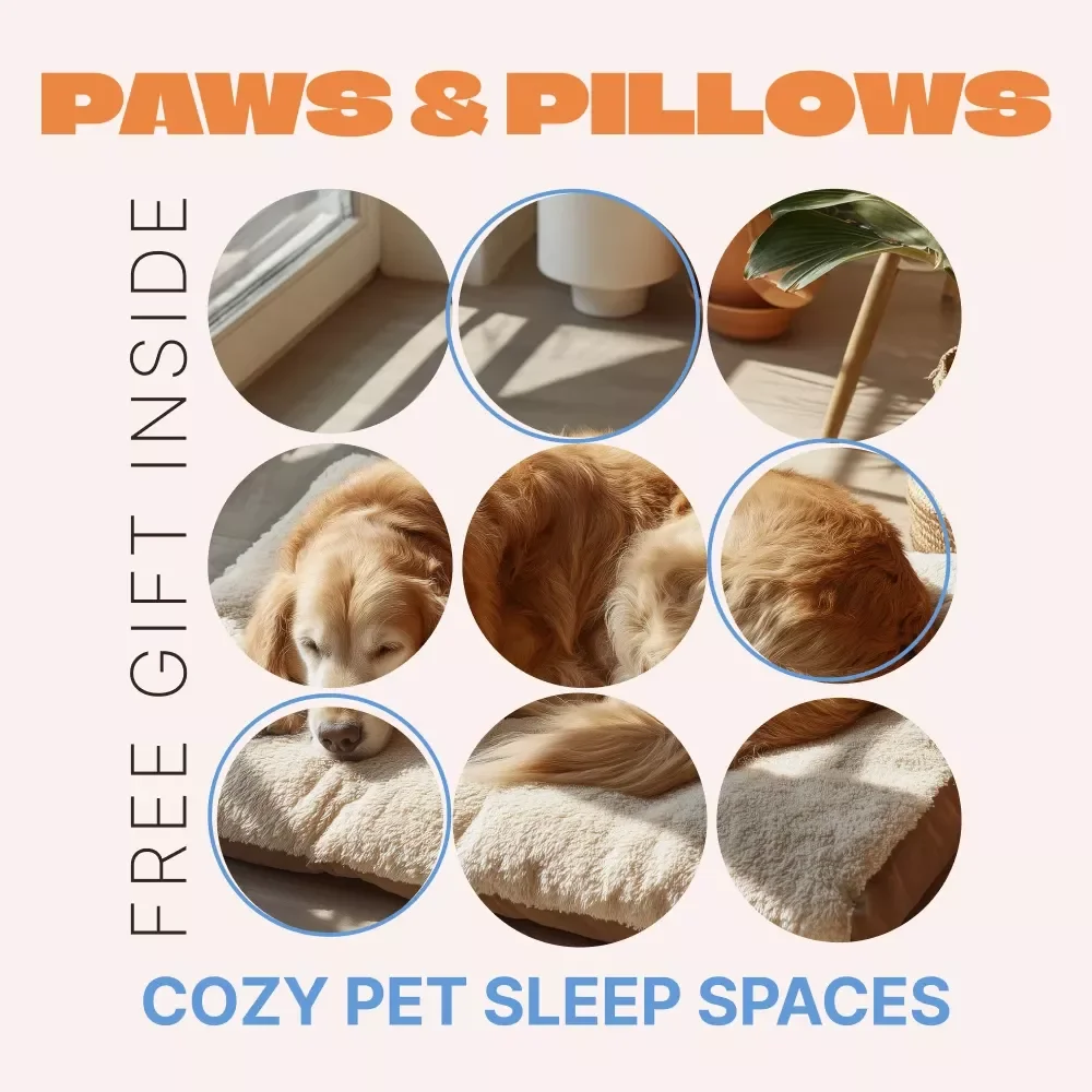 Paws & Pillows: Cozy Pet Sleep Spaces – Complete Guide for Pet Sleeping Area Setup, Comfort, Enrichment & Smart Home Tips (Digital Download)