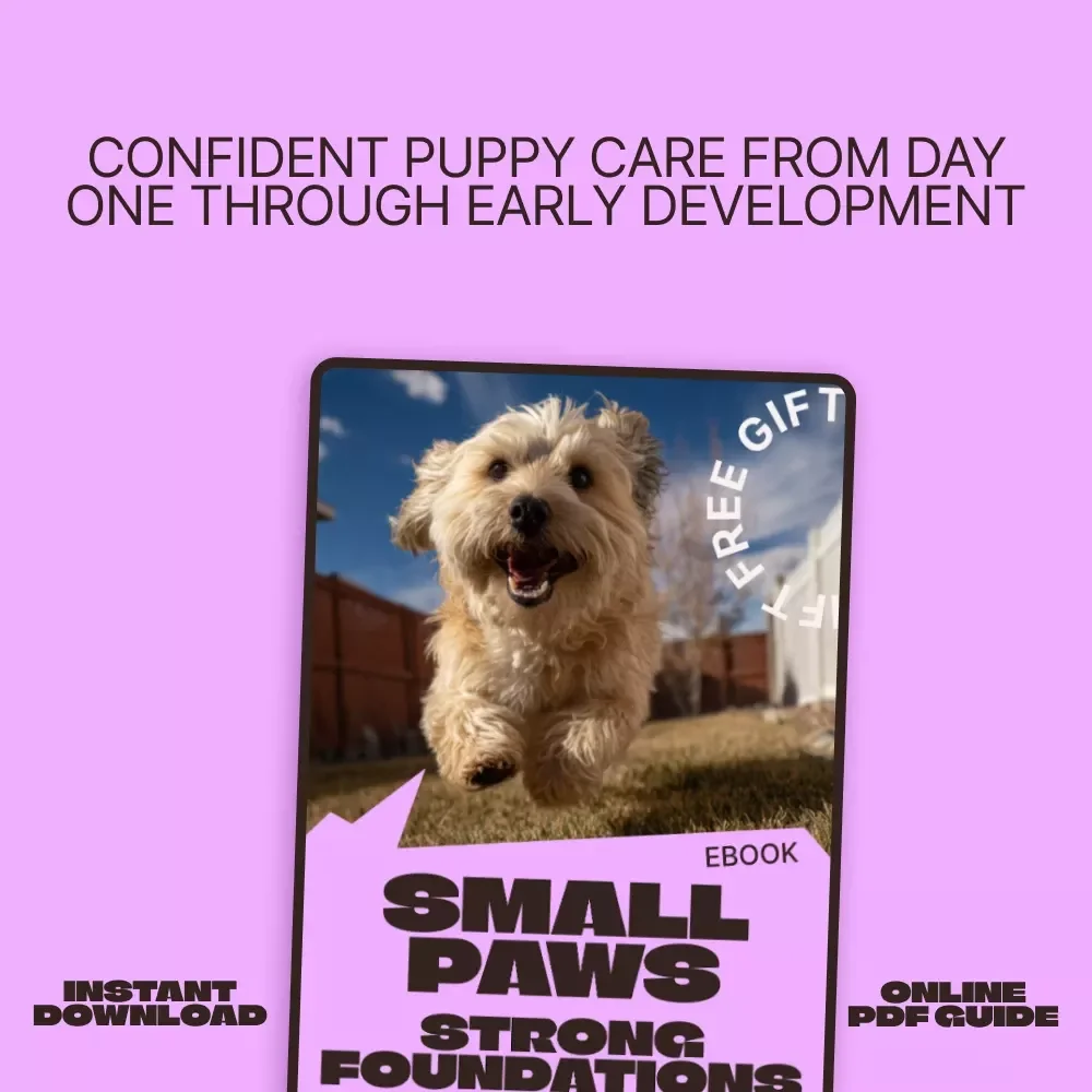 Small Paws, Strong Foundations – Puppy Care First 8 Weeks eBook for New Dog Owners | Essential Early Puppy Guide & Checklist