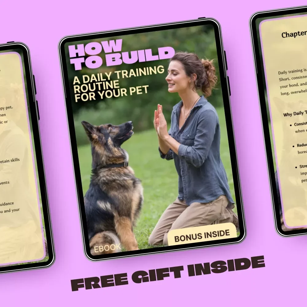 How to Build a Daily Training Routine for Your Pet | Practical eBook Guide on how to build daily training routine | Simple, Consistent, Stress-Free Pet Training