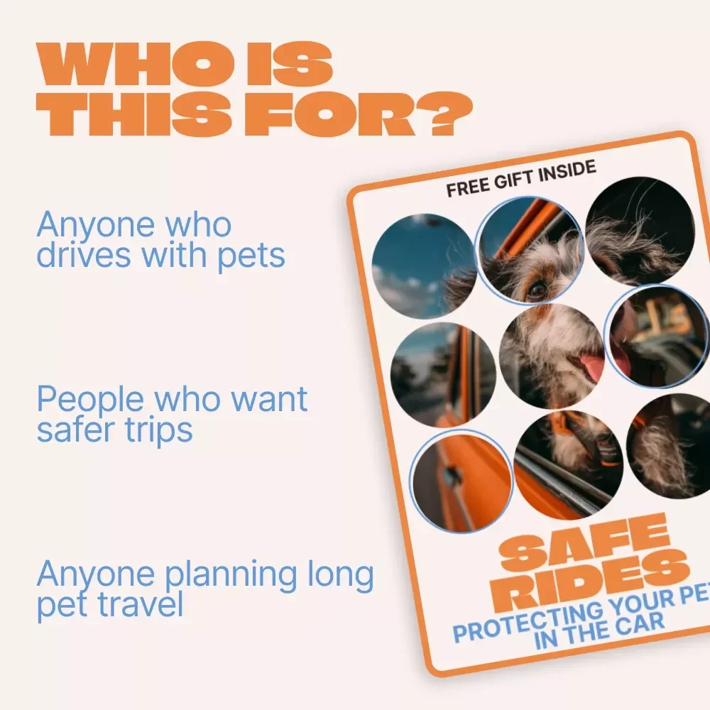 Safe Rides: Protecting Your Pets in the Car | Essential Ebook Guide to Car Safety for Pets, Stress-Free Travel & Smart AI Tips for Pet Owners