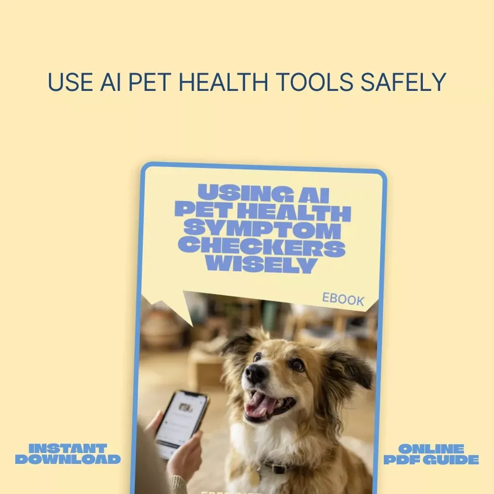 Using AI Pet Health Symptom Checkers Wisely | Smart Pet Care eBook for Owners | ai pet health symptom checker Guide