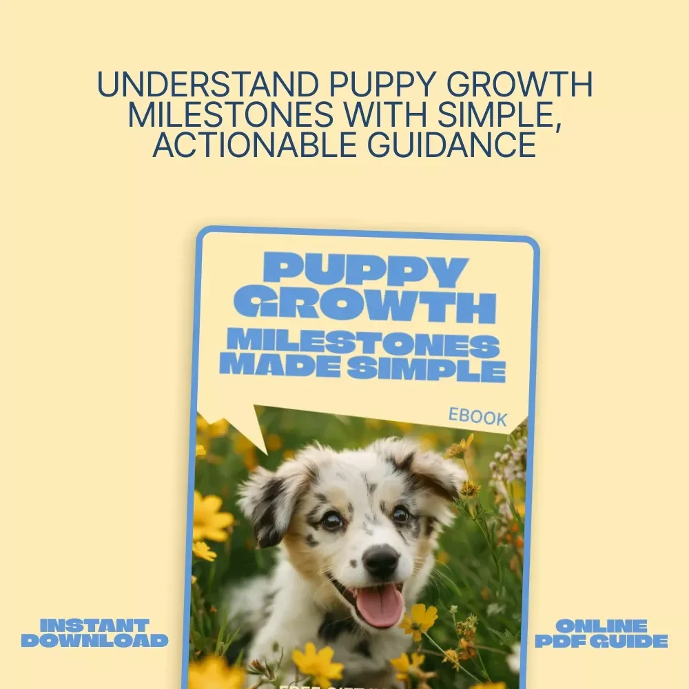 Puppy Growth Milestones Made Simple | Easy-to-Follow Puppy Growth Milestones Chart eBook for New Dog Owners