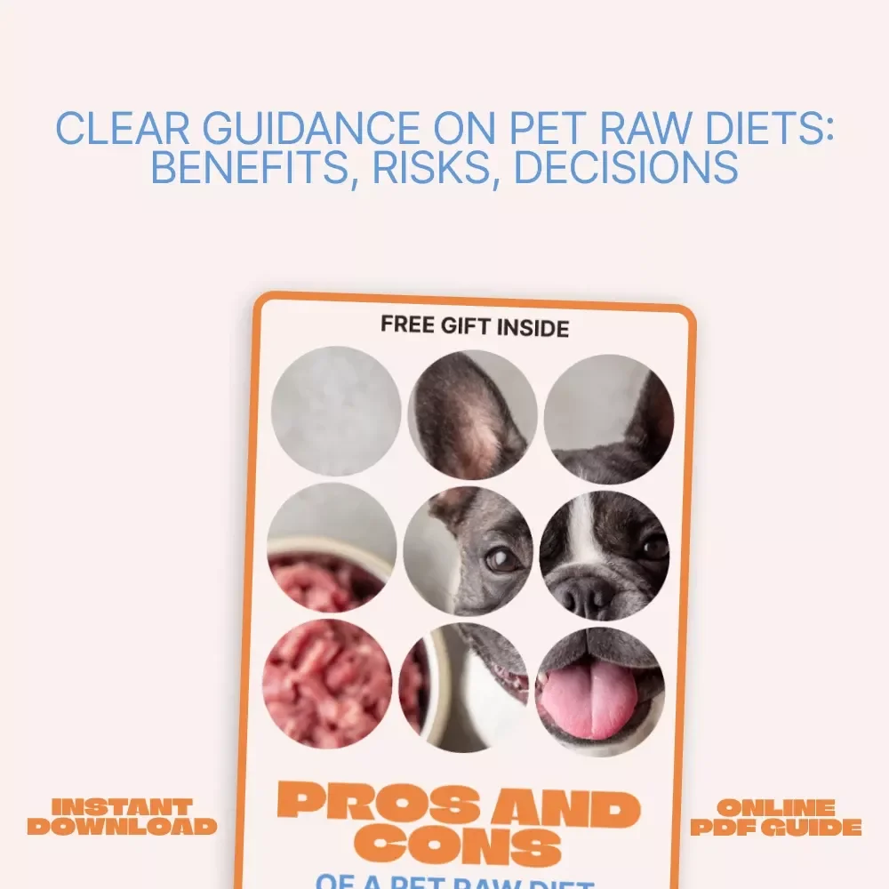 Pros and Cons of a Pet Raw Diet – Practical eBook Guide to raw diet pros and cons pets, Feeding Decisions, Safety & Nutrition