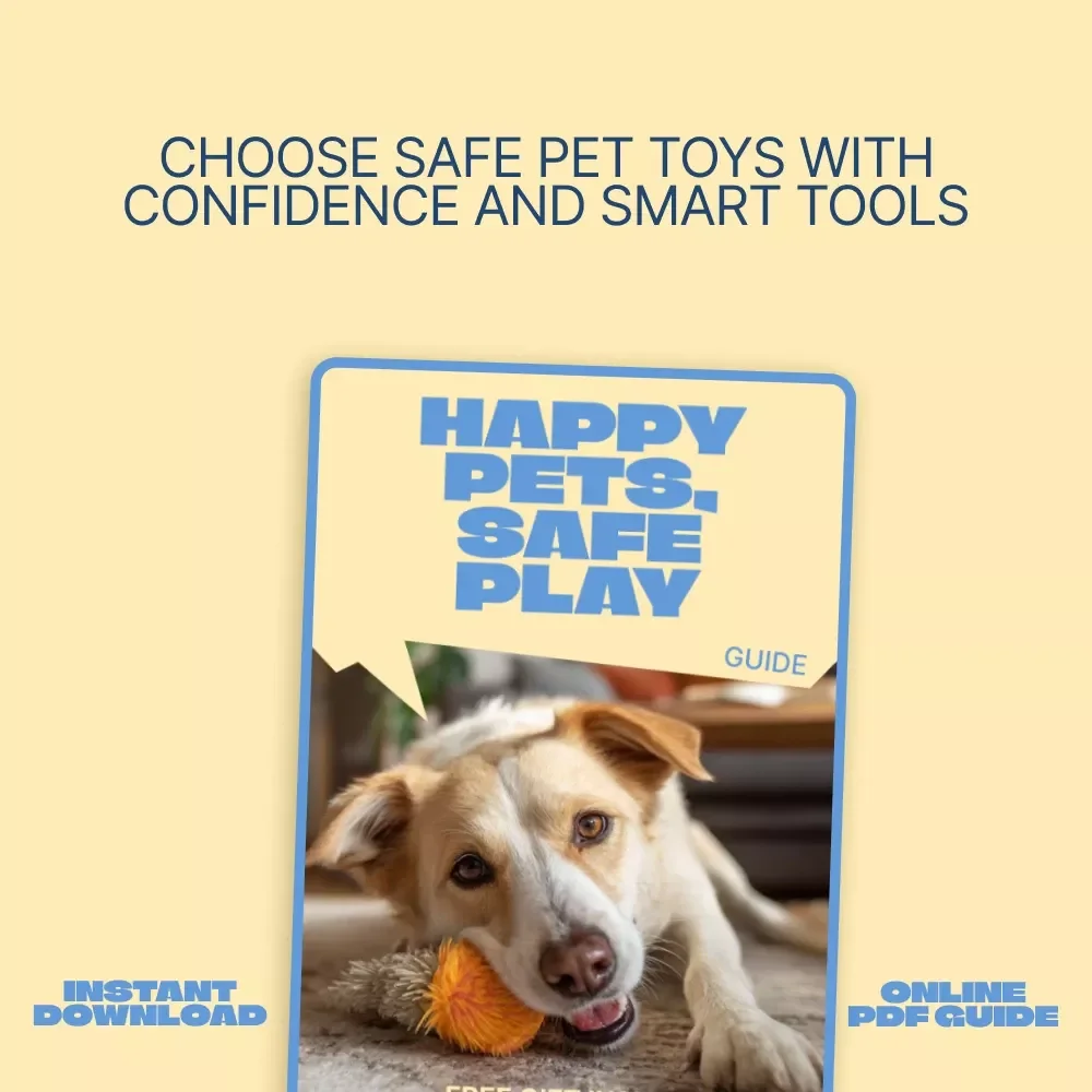 Happy Pets, Safe Play: Toy Essentials – Pet Safety Guide | Safe Toys vs Unsafe Toys Checklist for Smart Pet Owners