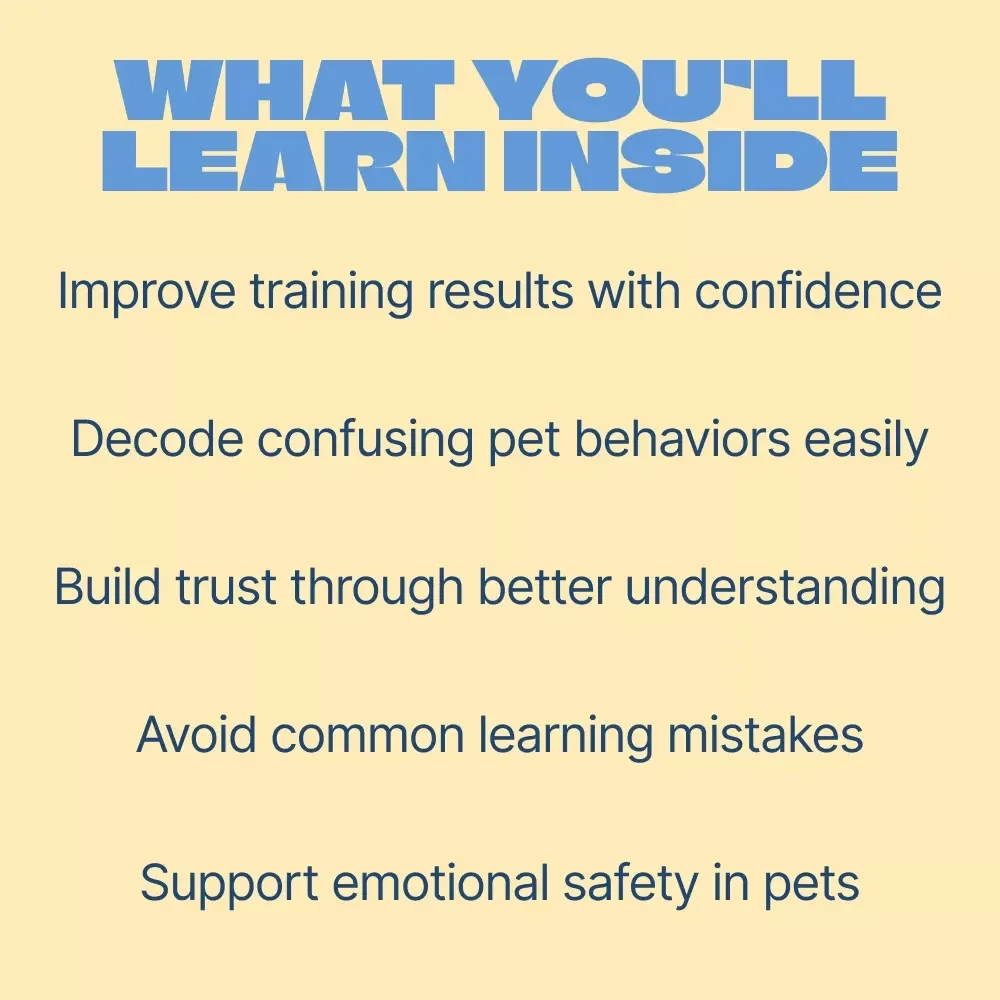 How Pets Learn, Think, And Understand | A Practical Guide to how pets learn and think | Pet Behavior, Training & Mindset Digital Download