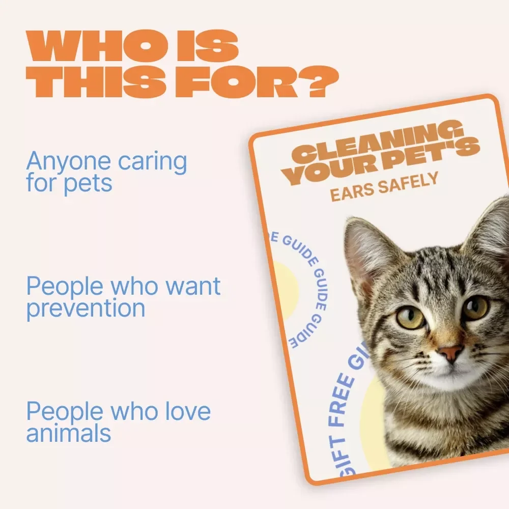 Cleaning Your Pet’s Ears Safely – Easy Step-by-Step Guide to Ear Cleaning for Pets, Dogs & Cats