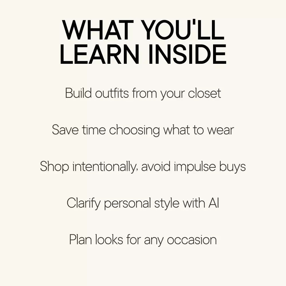 Your AI Personal Stylist | Smart Styling eBook Guide | Learn to Use an ai chatbot that acts as a personal stylist