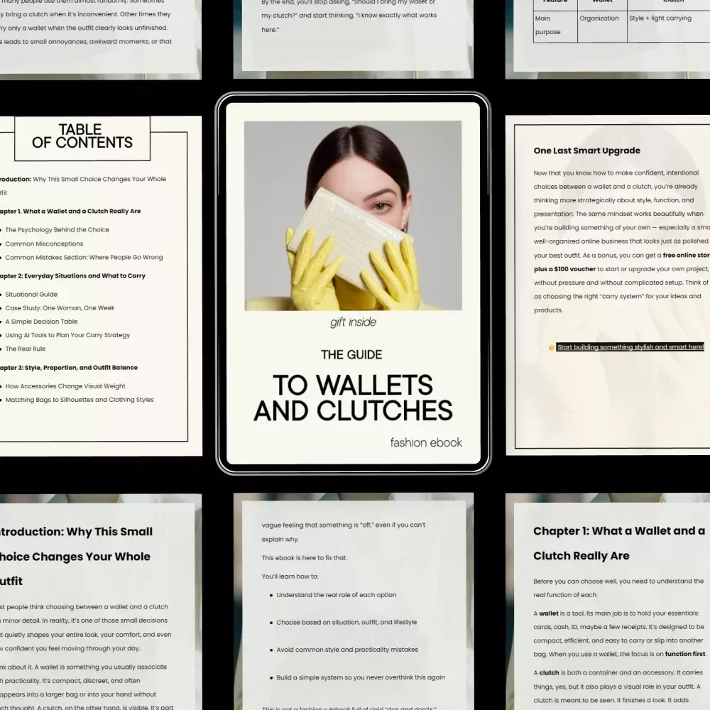 The Guide to Wallets and Clutches – A Practical Style eBook Explaining wallet vs clutch when to use each