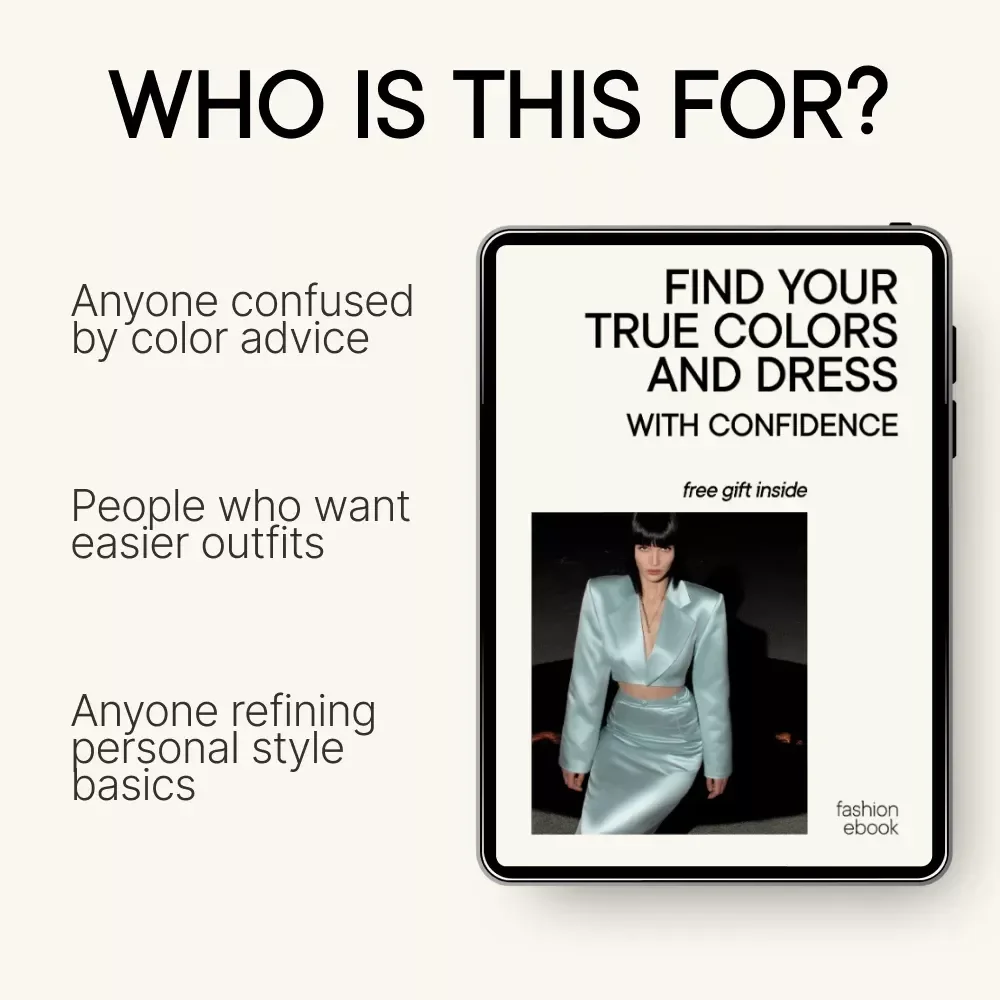 Find Your True Colors and Dress with Confidence – A Practical Ebook on How to Tell If You Have Warm or Cool Undertones, Personal Color Guide, Digital Download