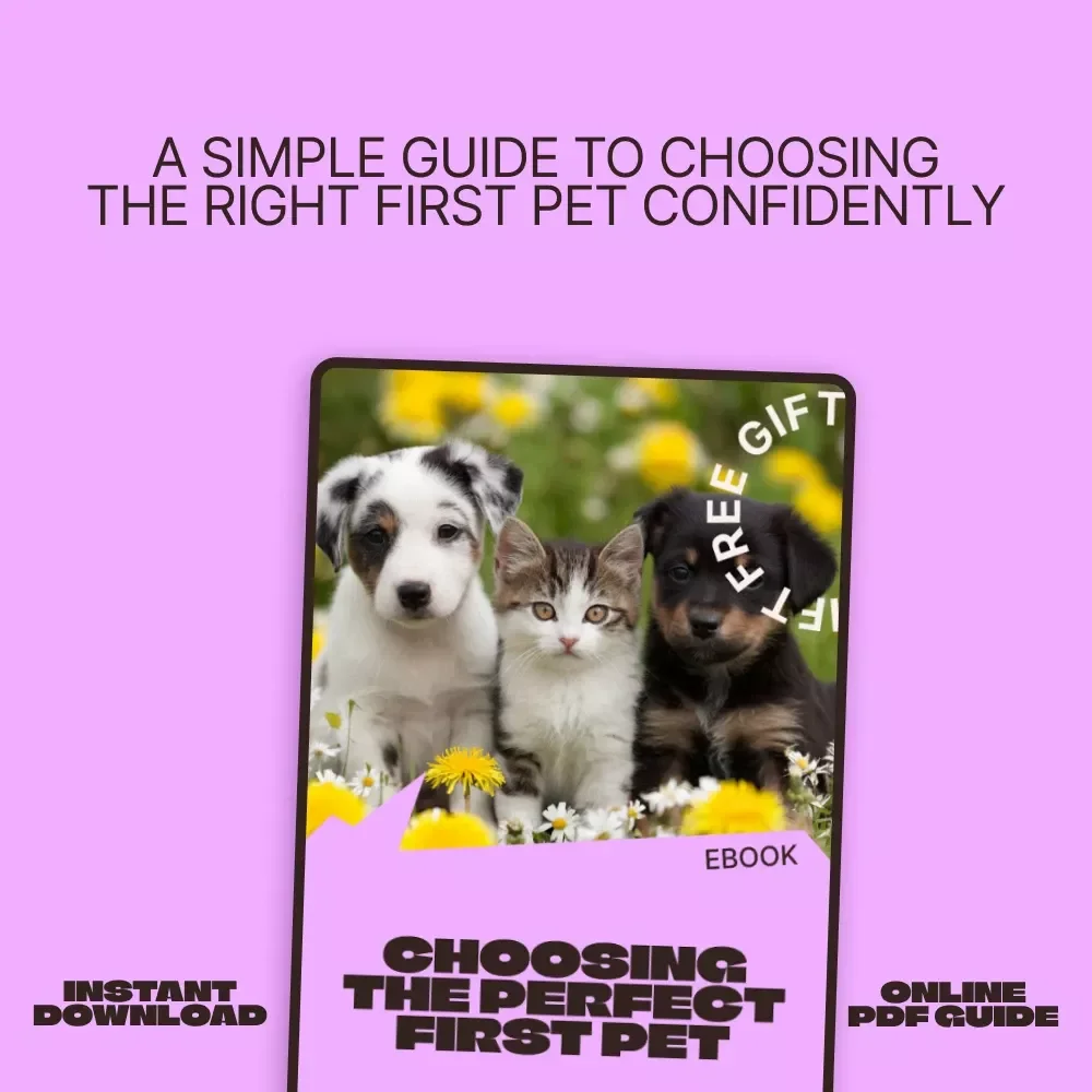 Choosing the Perfect First Pet – A Beginner’s eBook Guide to Finding the Best Pet for First Time Owners