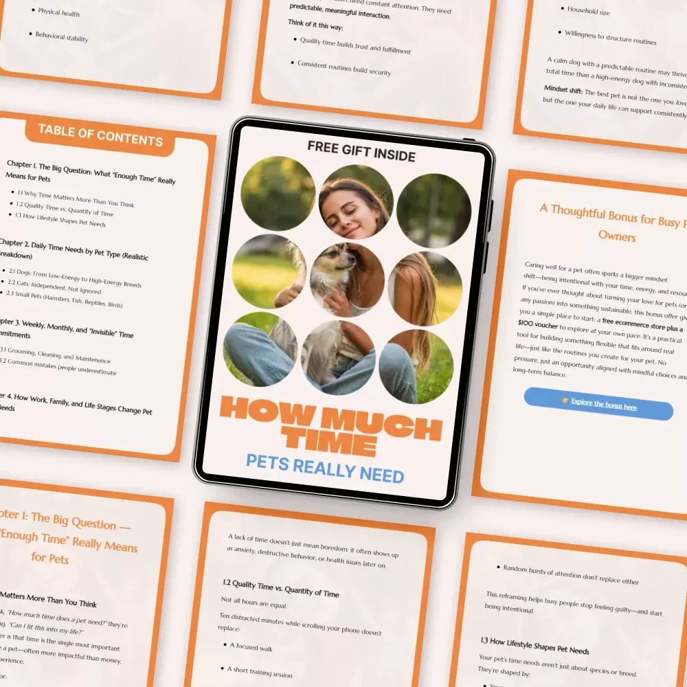 How Much Time Pets Really Need: The Ultimate eBook Guide on How Much Time Pets Really Need for Dogs, Cats, and Small Pets