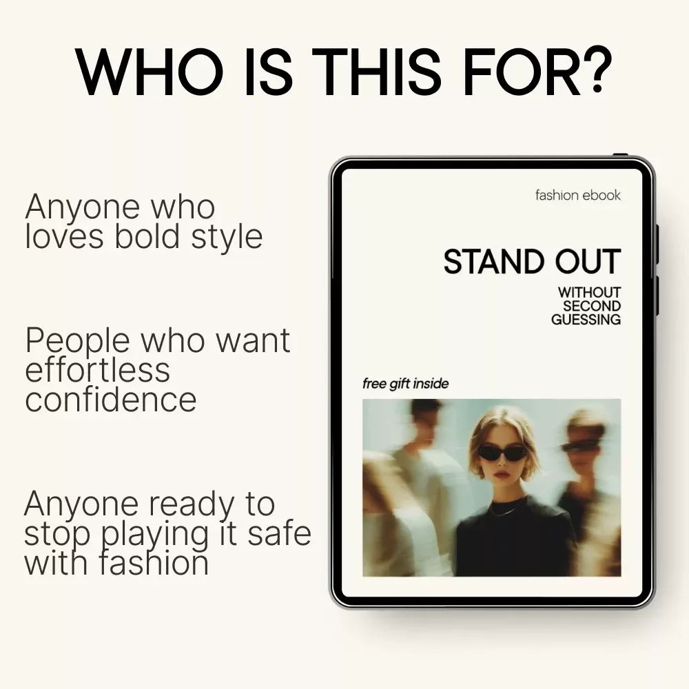 Stand Out Without Second Guessing – Digital Style Confidence Guide for Wearing Bold Clothes Naturally | Fashion eBook & Styling Checklist