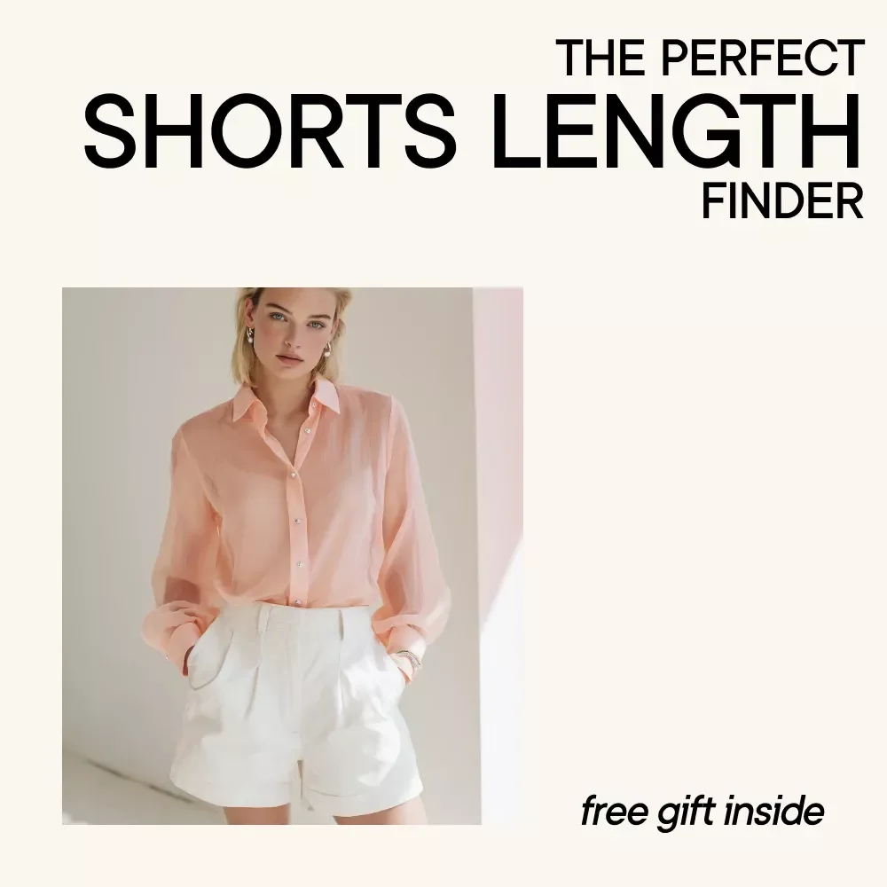 The Perfect Shorts Length Finder | Men’s Shorts Length Guide, Inseam Calculator, Style Proportion Checklist, Digital Download