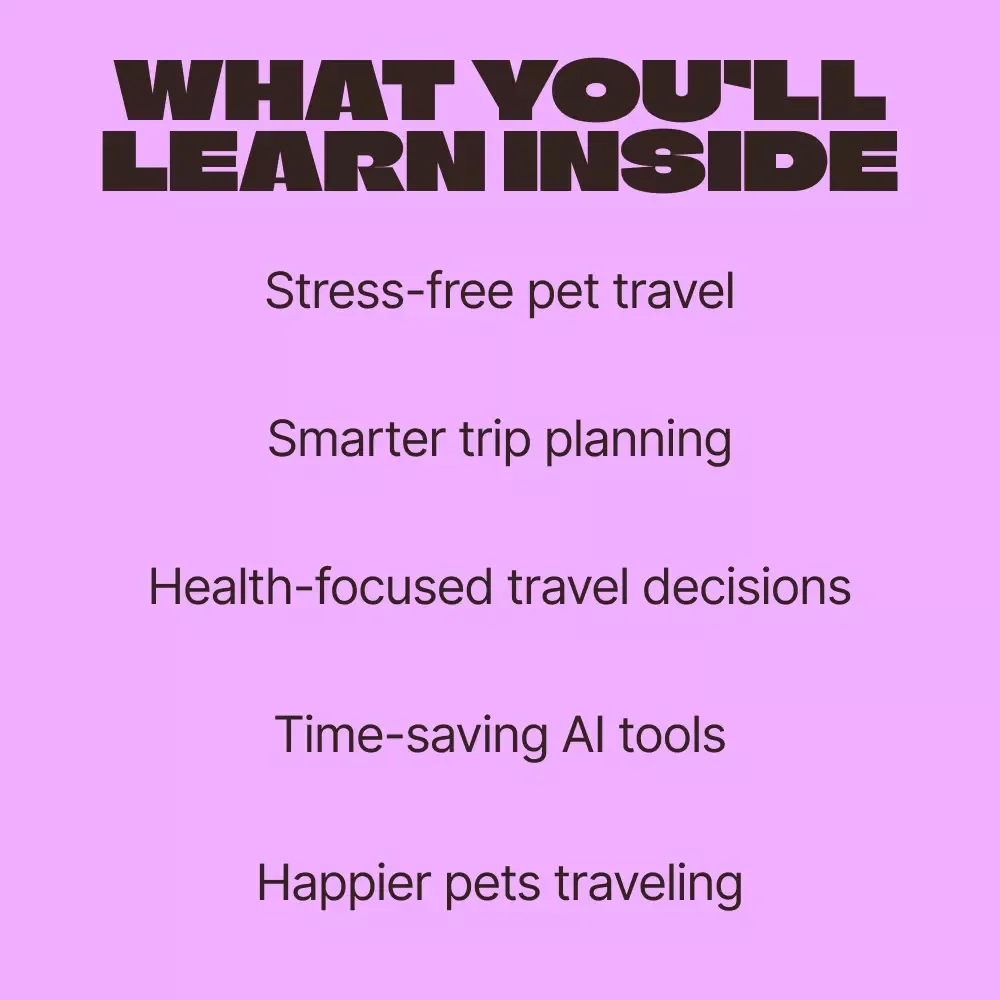 Smart Journeys: AI Travel for Pets | ai pet travel planning eBook for Stress-Free Trips, Pet-Friendly Routes, Hotels & Smart Travel Prep