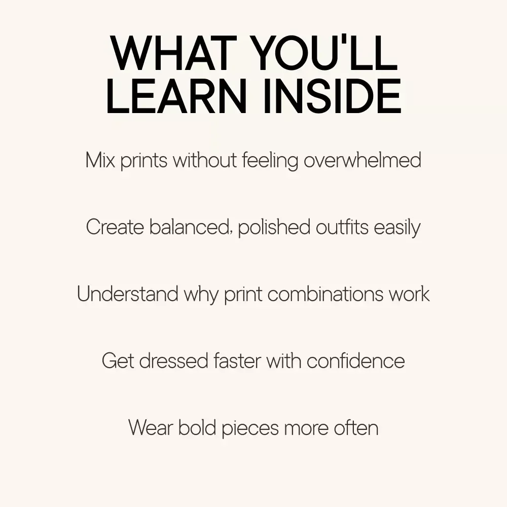Prints With Confidence – A Style eBook on Prints and Patterns How to Mix Them for Effortless Outfits