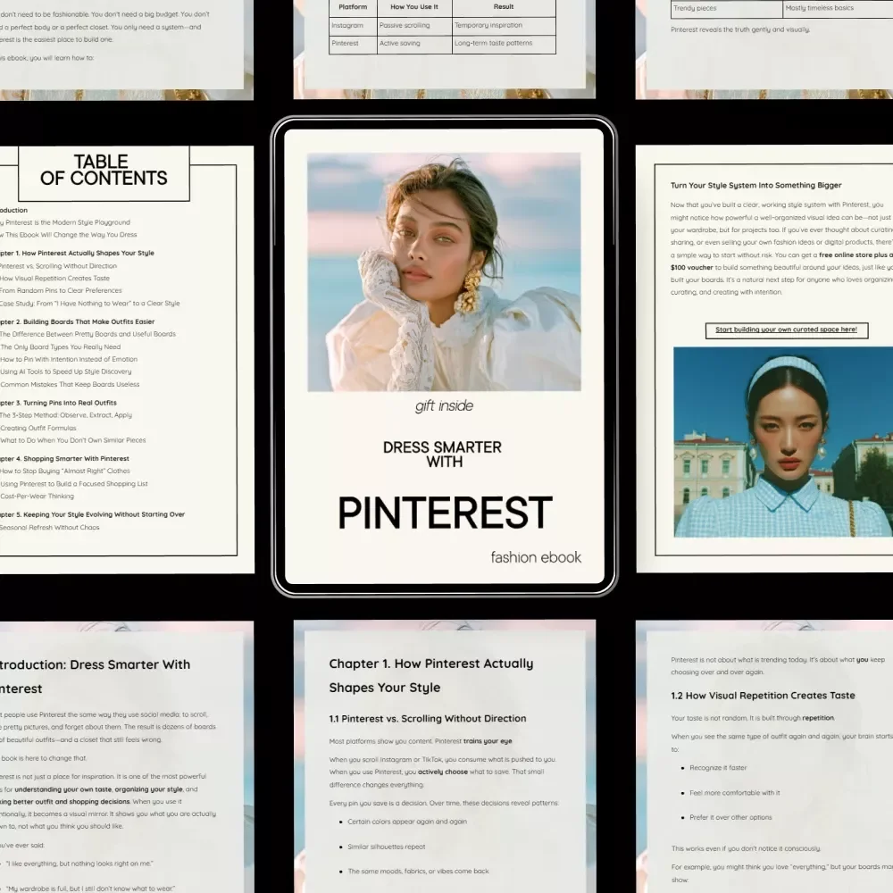 Dress Smarter With Pinterest – A Practical Ebook Guide to Pinterest for Fashion Inspiration, Building Outfits, and Shopping With Confidence
