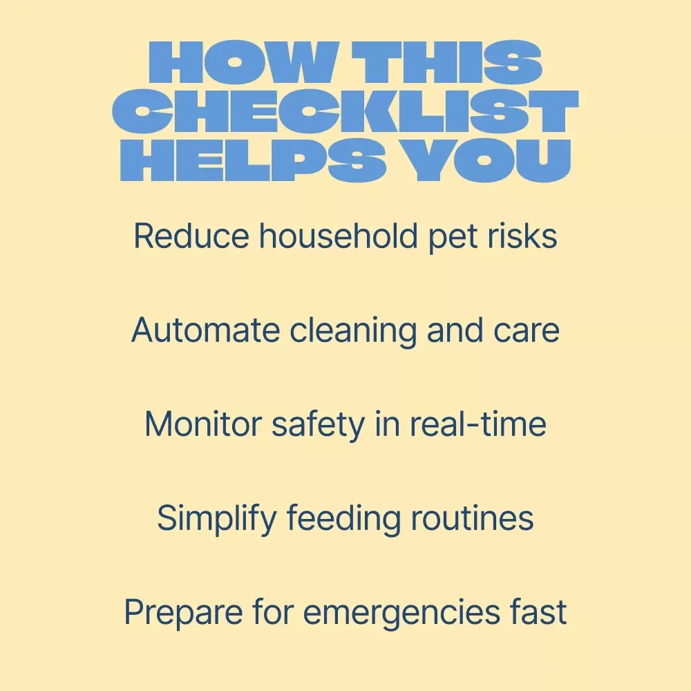 AI Pet-Safe Home Guide – Smart Living Checklist for Pet Owners | ai pet safe home checklist