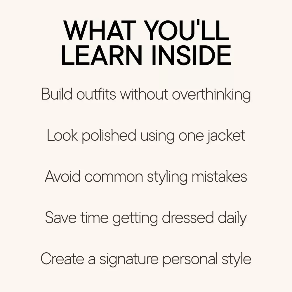 Leather Jacket Days Made Effortless – Timeless Leather Jacket Style Guide, Everyday Outfit Ideas & Smart Wardrobe Planning Digital Download