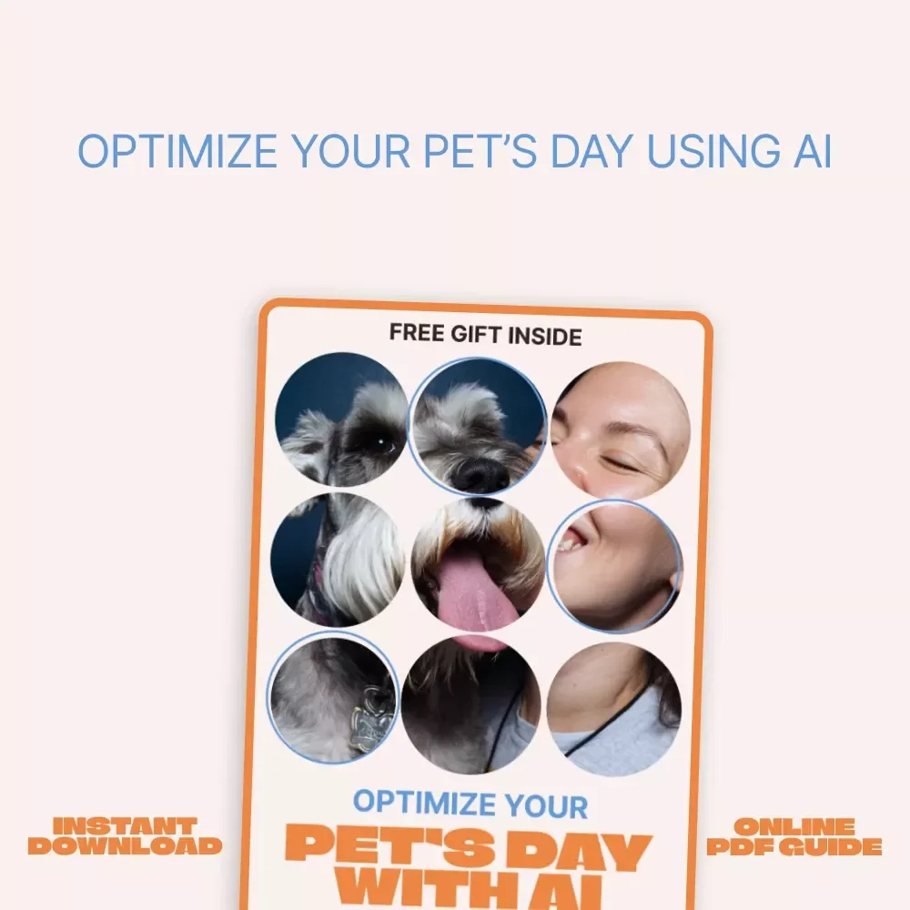 Optimize Your Pet’s Day with AI – The Ultimate AI Daily Routine for Pets Guide | Digital Download eBook & Checklist for Smarter Pet Care