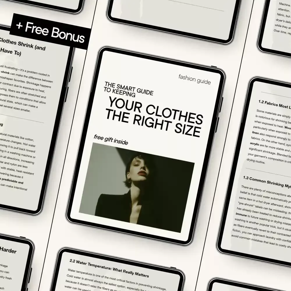 The Smart Guide to Keeping Your Clothes the Right Size – A Practical Guide on how to prevent clothes from shrinking, Washing, Drying & Long-Term Clothing Care