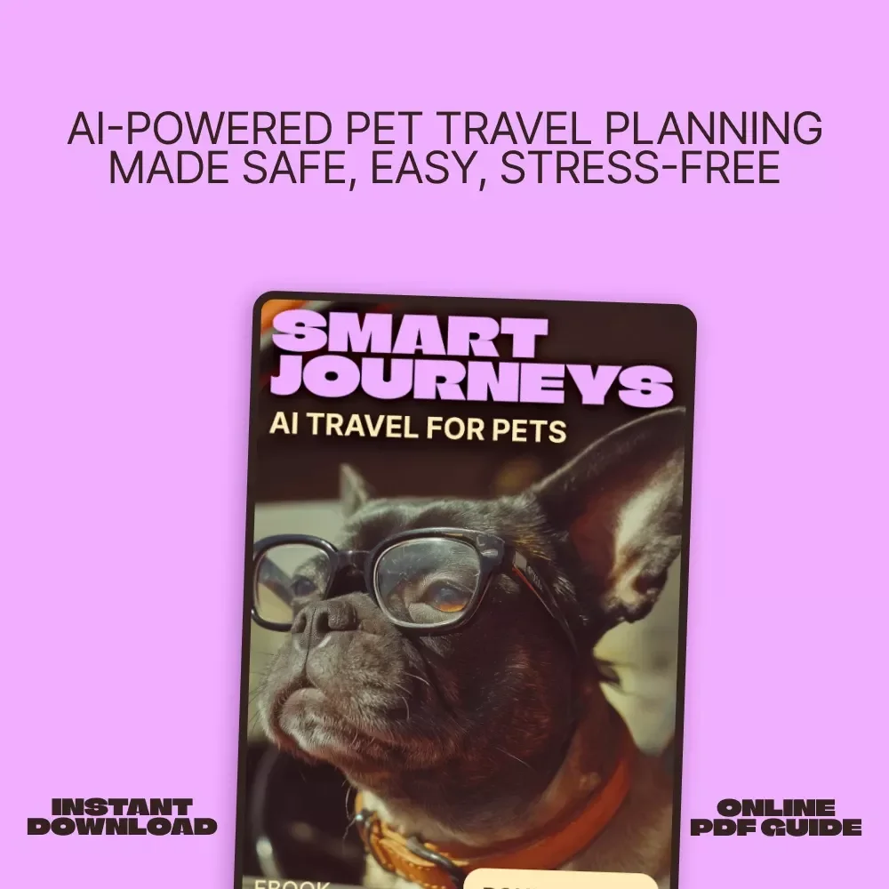 Smart Journeys: AI Travel for Pets | ai pet travel planning eBook for Stress-Free Trips, Pet-Friendly Routes, Hotels & Smart Travel Prep
