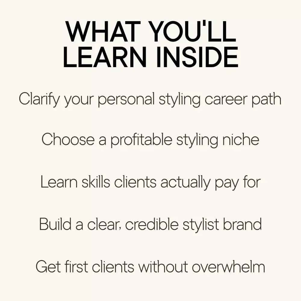 The Path to Becoming a Personal Stylist | Digital Guide to Start a Styling Career, Personal Stylist eBook, Fashion Styling Business Roadmap