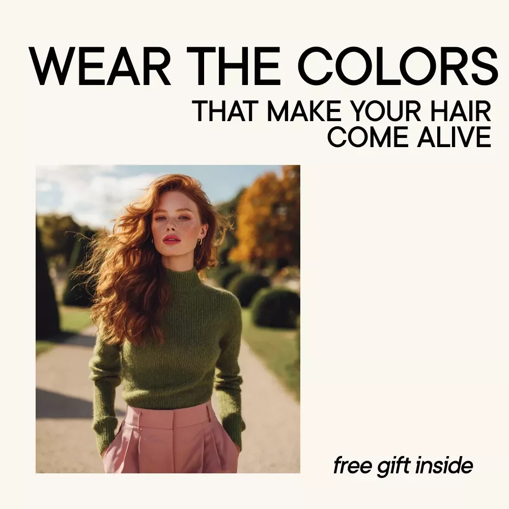 Wear the Colors That Make Your Hair Come Alive | Hair Color Outfit Guide, Wardrobe Color Matching eBook, Personal Style & Color Confidence Digital Download