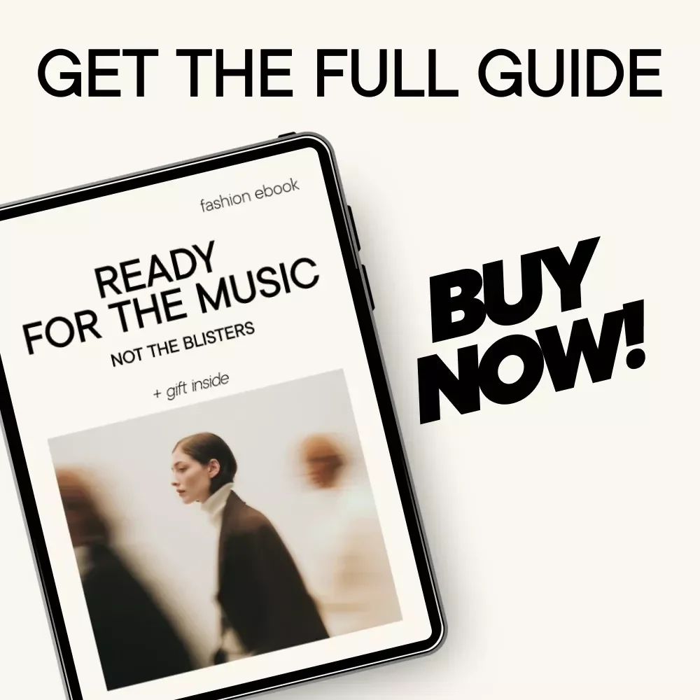 Ready for the Music Not the Blisters – Practical Festival Fashion Guide | ebook for festival fashion outfits that are practical