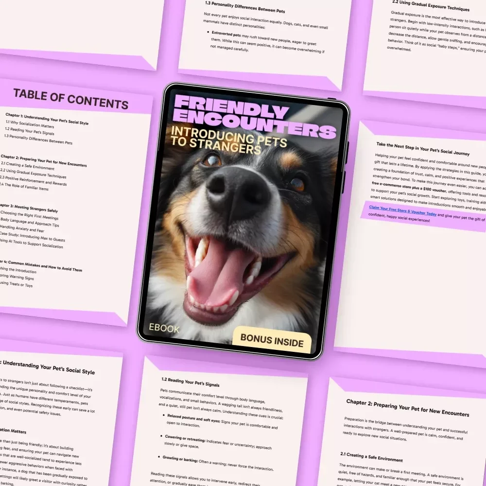 Friendly Encounters: Introducing Pets to Strangers | Calm, Confident Socialization eBook Guide