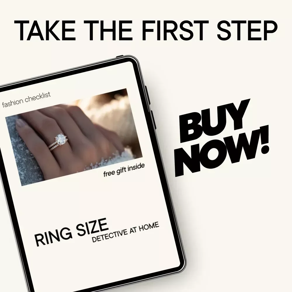 Ring Size Detective at Home Checklist – Easy Ring Sizing Guide, At-Home Ring Measurement Checklist, Digital Download for Accurate Ring Size