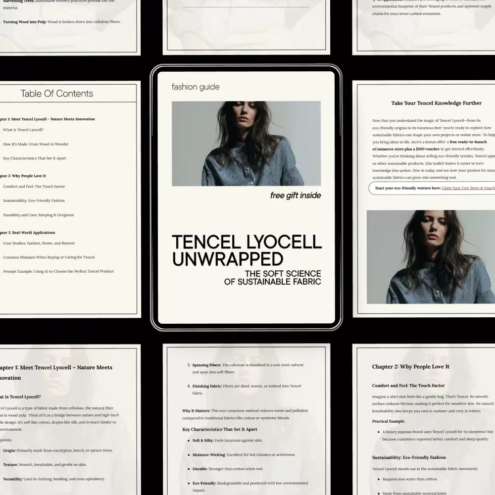 Tencel Lyocell Unwrapped: The Soft Science of Sustainable Fabric Guide - Discover What Tencel Lyocell Fabric Is and Why It’s the Future of Eco-Friendly Fashion