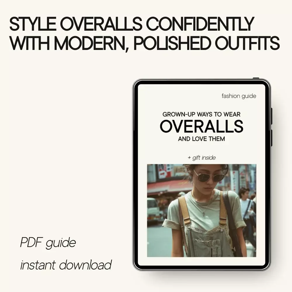 Grown-Up Ways to Wear Overalls and Love Them – Modern Style Guide, Digital Download, eBook for Effortless Everyday Outfits