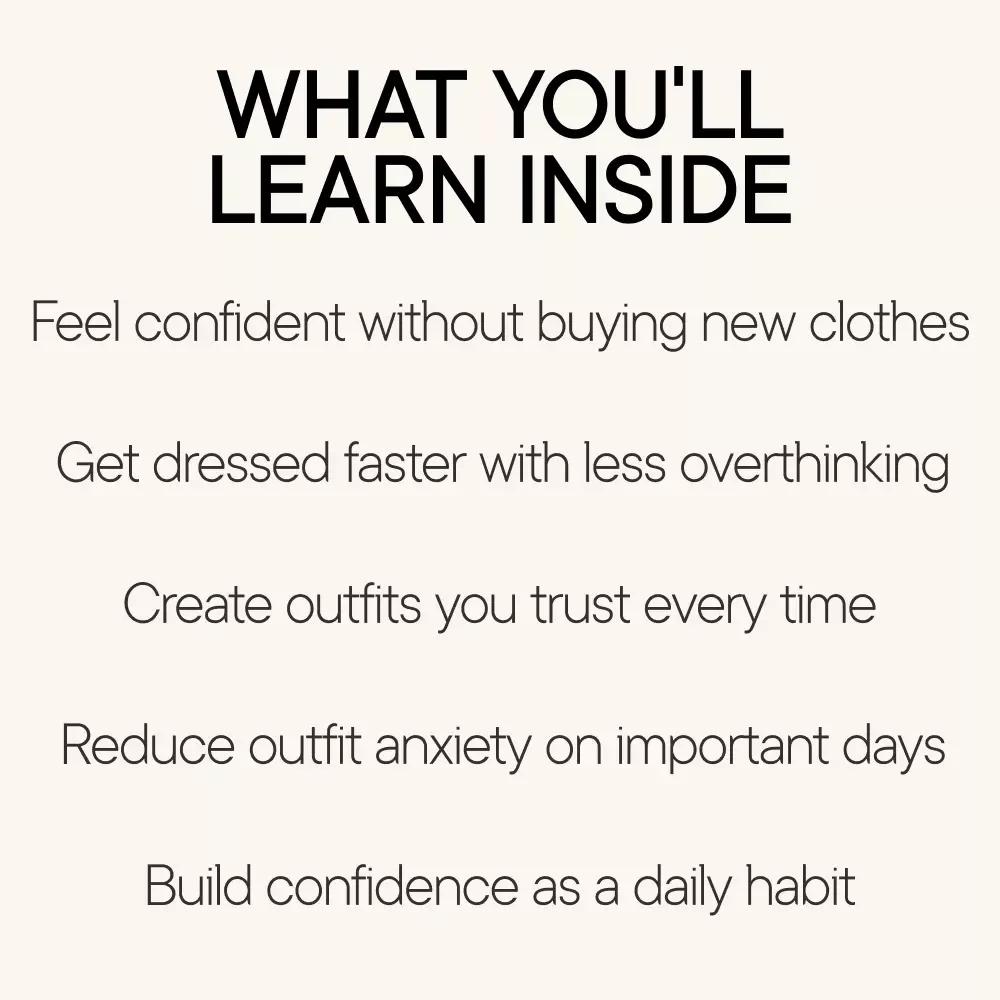 Dress Like You’ve Got This – Confidence Dressing Guide eBook & Checklist Digital Download