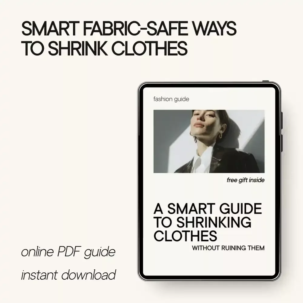 A Smart Guide to Shrinking Clothes (Without Ruining Them) | How to Shrink Clothes That Are Too Big Safely & Effectively