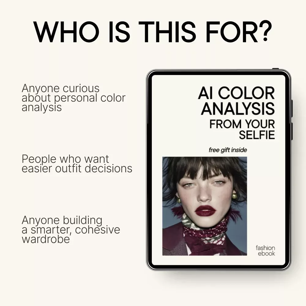 AI Color Analysis From Your Selfie – Smart Personal Color Guide Ebook | Discover Your Best Colors with an ai color analysis app from a selfie