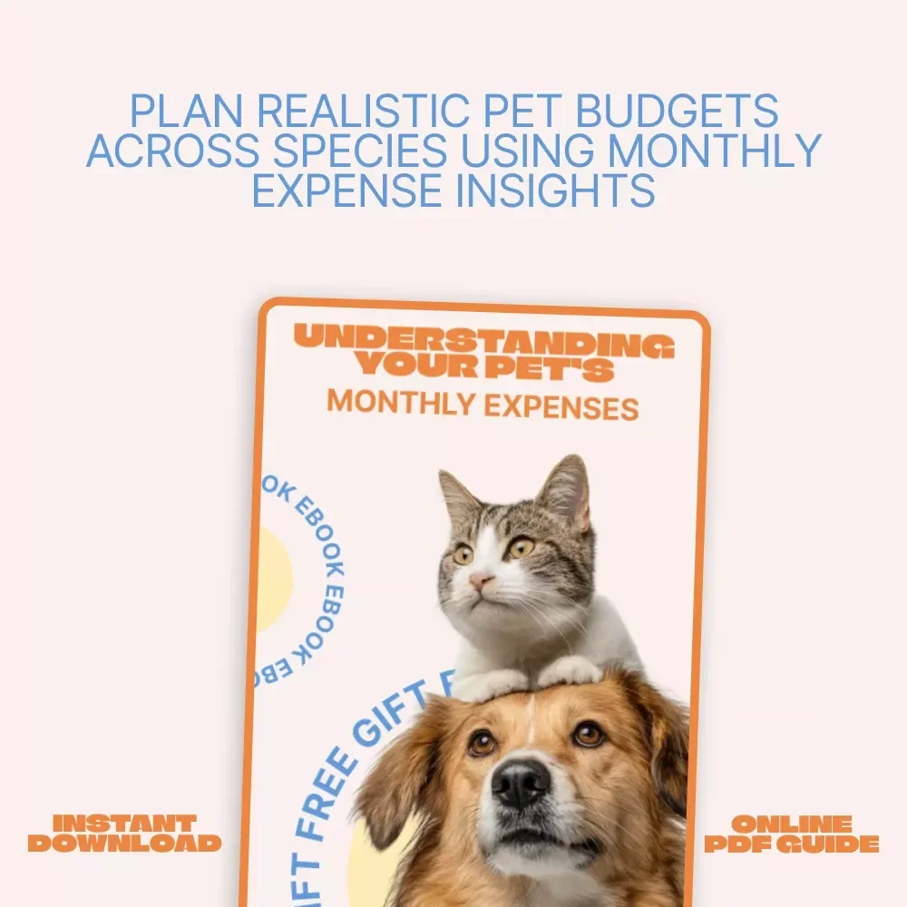 Understanding Your Pet’s Monthly Expenses | Practical Ebook on pet ownership monthly expenses for Dogs, Cats & More