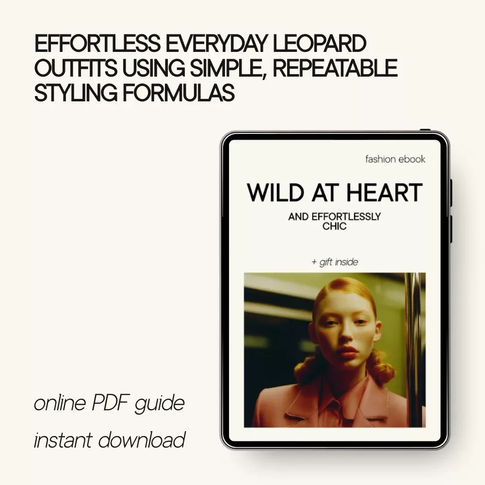 Wild at Heart and Effortlessly Chic – An Everyday Style Ebook on Leopard Print: Leopard Print How to Style It Casually