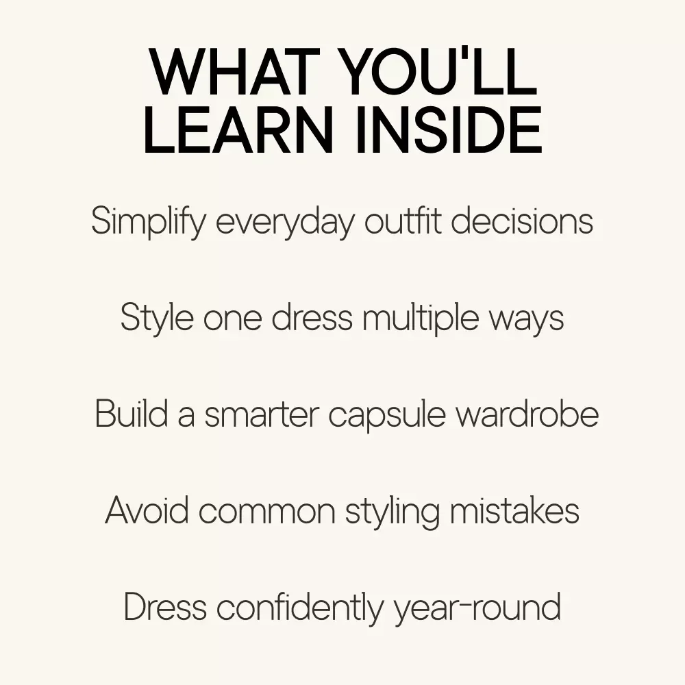 The Apron Dress Comeback | Apron Dress Styling Guide, Capsule Wardrobe eBook, Everyday Outfit Formula, Seasonal Layering & AI Tools