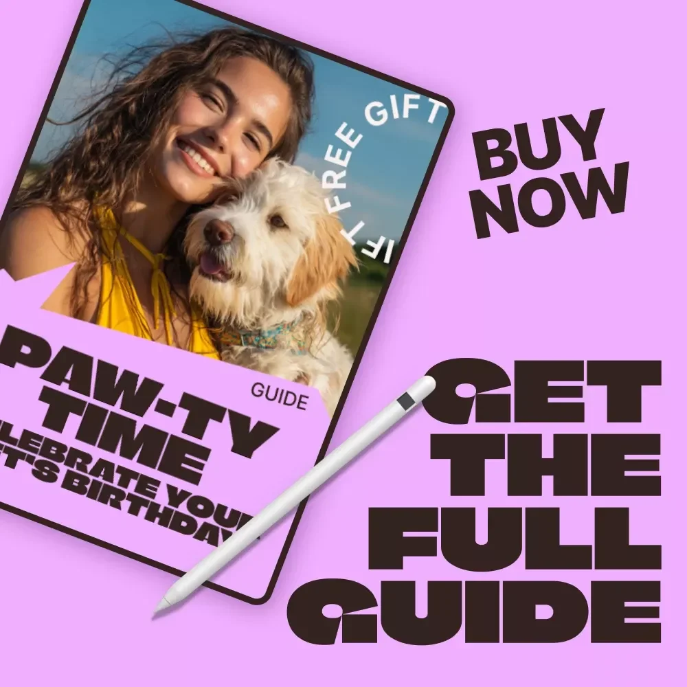 Paw-ty Time: Celebrate Your Pet’s Birthday | Pet Birthday Celebration Ideas Guide | Ultimate Pet Party Planning Digital Download