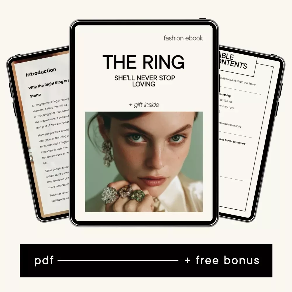 The Ring She’ll Never Stop Loving – Engagement Ring Styles for Her | Ultimate Proposal Planning eBook
