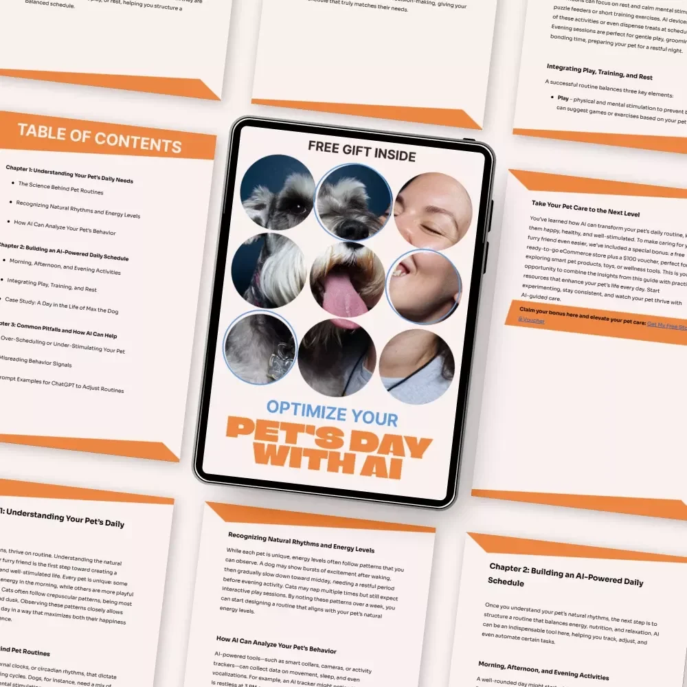 Optimize Your Pet’s Day with AI – The Ultimate AI Daily Routine for Pets Guide | Digital Download eBook & Checklist for Smarter Pet Care