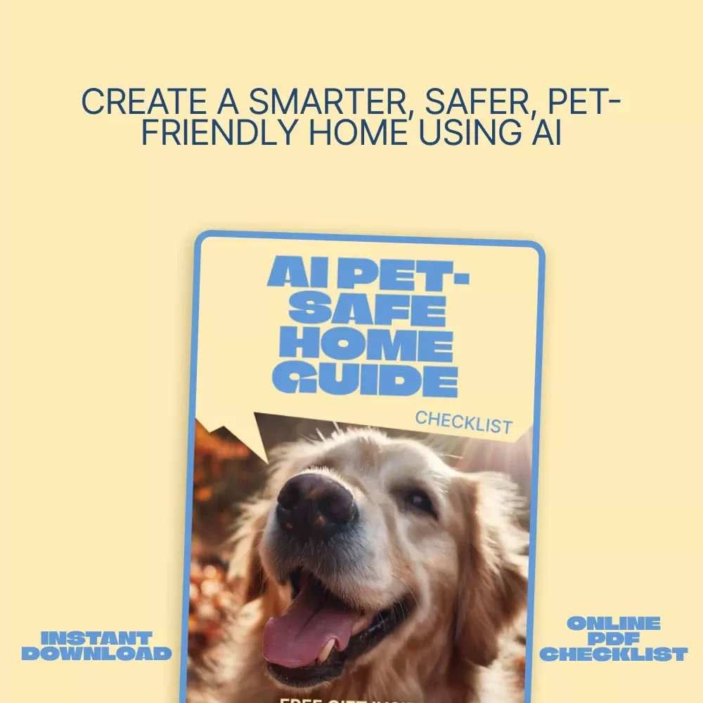 AI Pet-Safe Home Guide – Smart Living Checklist for Pet Owners | ai pet safe home checklist