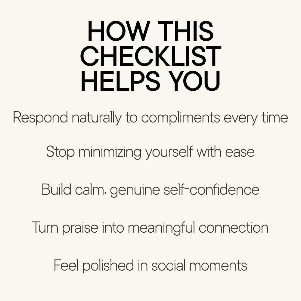 Take the Compliment and Wear It Well: A Compliment Confidence Guide to Accept Praise Gracefully, Build Self-Esteem, and Show Up With Style