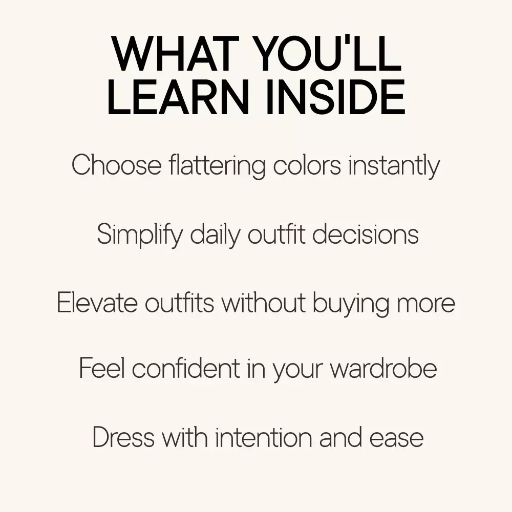 Wear the Colors That Make Your Hair Come Alive | Hair Color Outfit Guide, Wardrobe Color Matching eBook, Personal Style & Color Confidence Digital Download