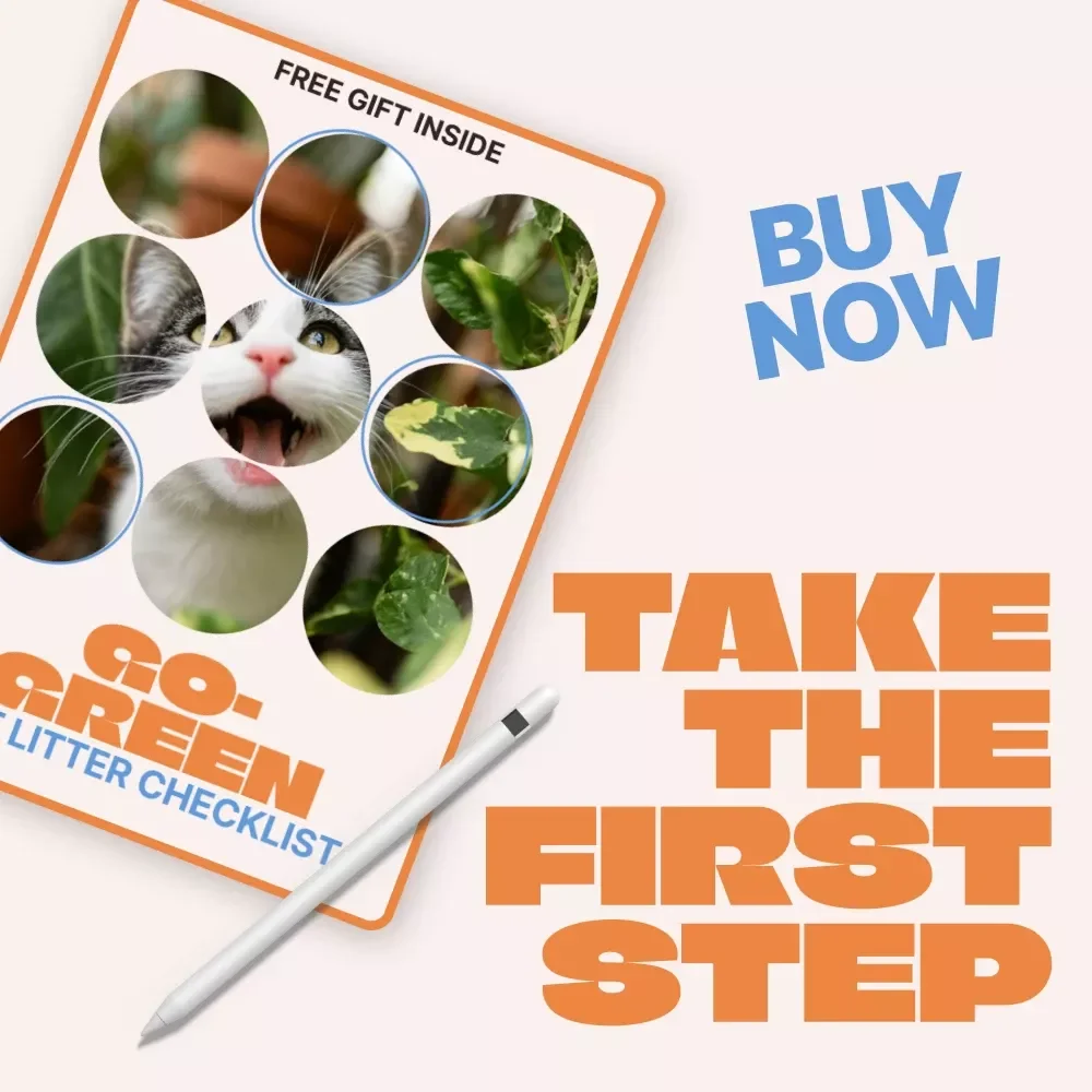 Go-Green Cat Litter Checklist | Eco-Friendly Cat Care Guide, Sustainable Litter Options, Green Pet Supplies Digital Download